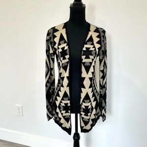 Say What? Chevron Women’s Open Front Cardigan